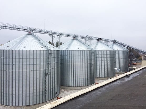 corrugated bolted steel silo