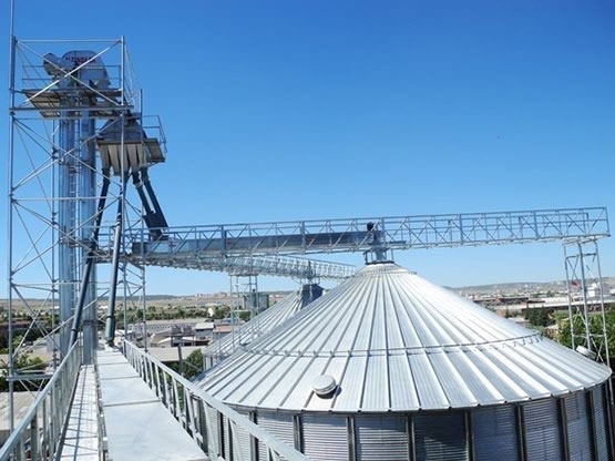 corrugated bolted steel silo