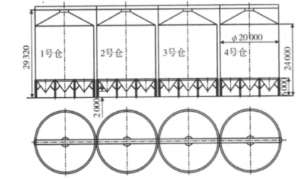 rice husk silo