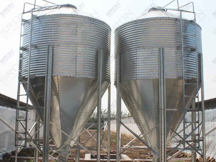 steel feed silo
