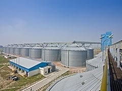 Corrugated Plate Steel Grain Silo For Sale