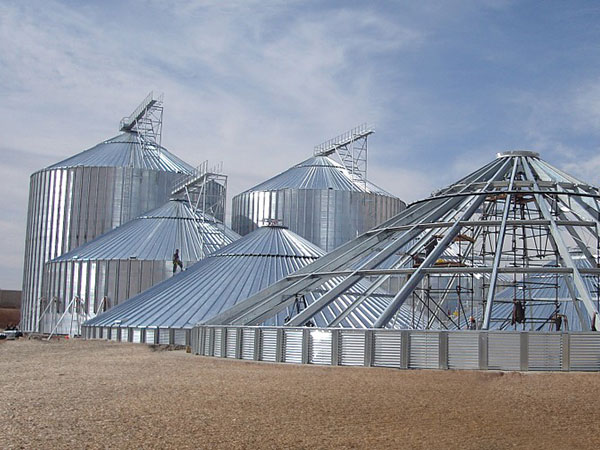 Grain Storage Galvanized Silo For Sale