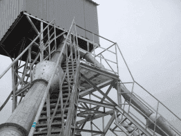 steel silo slide pipe