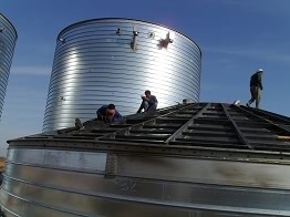 SPIRAL FOLDED SILO