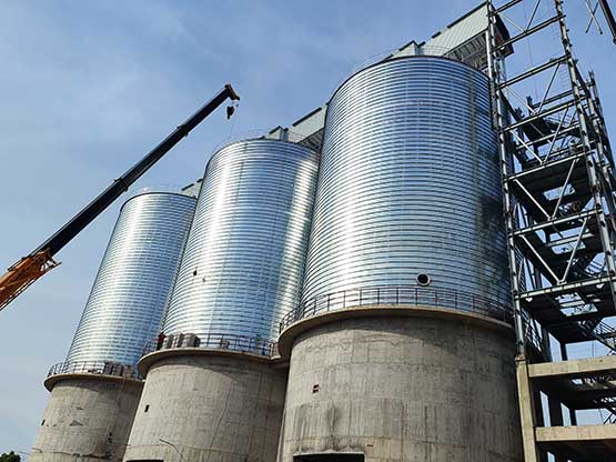 wood pellet silo